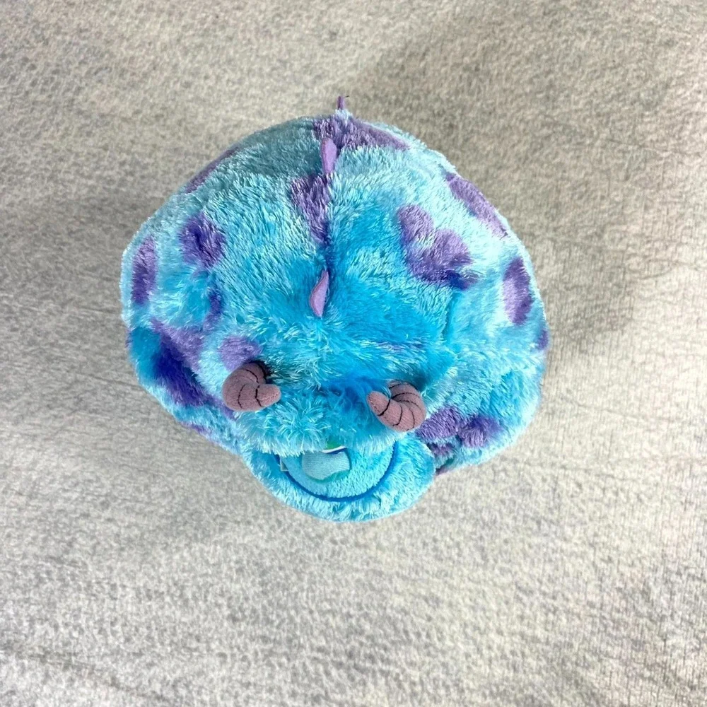 Disney Pixar Monsters Inc Sulley Plush Round Stuffed Animal Toy